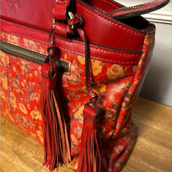 Patricia Nash floral satchel - Picture 4 of 11